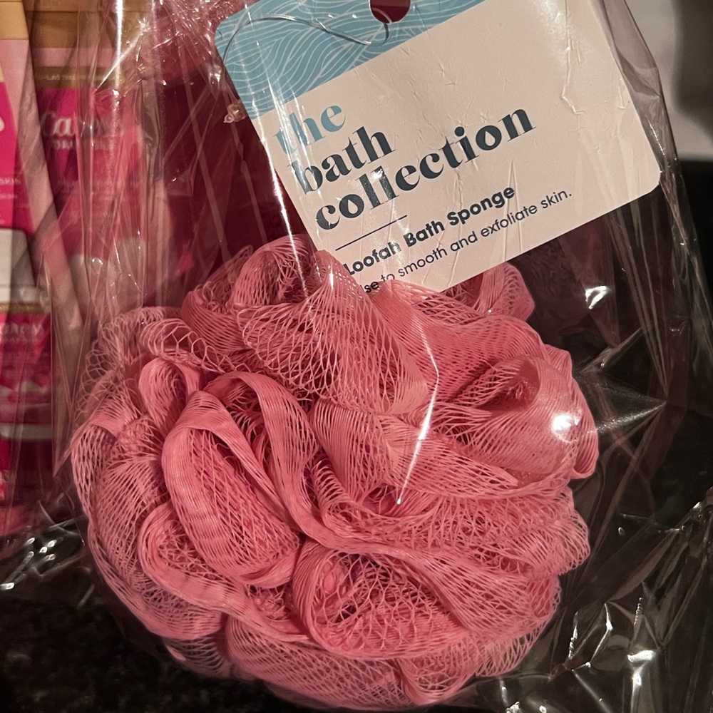 Caress Daily Silk Gift Set W/Bath Pouf & Coupon NIB - Picture 8 of 13